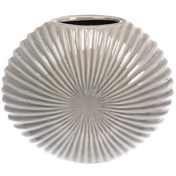 Ваза керамическая "Валенсия" 21*25*9см оливковая