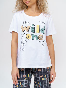 926 Пижама "Клетка/фуме"