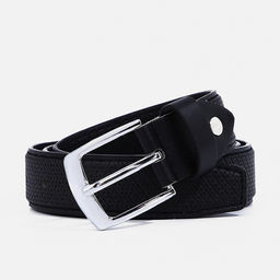 Ремень детский, ширина 2,5 см, винт, пряжка металл, цвет чёрный