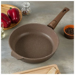 Сковорода 26см АП Гранит brown со съемной ручкой арт.026806 - Мечта фото 2
