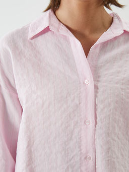 ?izgili Oversize Poplin Kad?n G?mlek