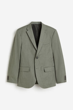 Americana de lino Slim Fit - H&m фото 3
