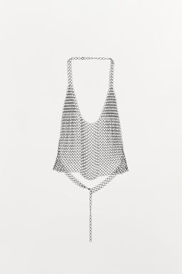 METAL RING TOP - Zara фото 5