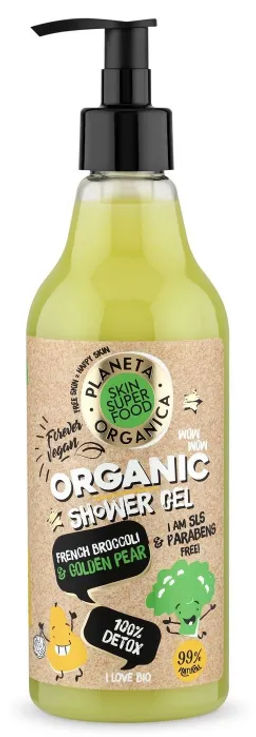 Гель для душа 100% detox, 500 мл Planeta Organica / Skin Super Food /