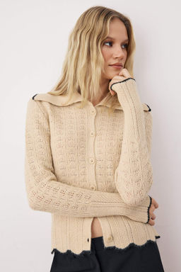 Tas Devrik Yaka Fitted Triko H?rka TWOAW26HI00073