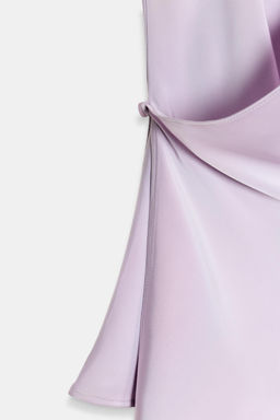 TOP SATINADO HALTER / Malva claro - Zara фото 7