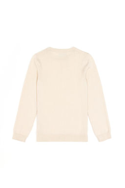 Кремовый базовый свитер для девочек Неожиданная скидка в корзине - U.s. polo assn фото 3