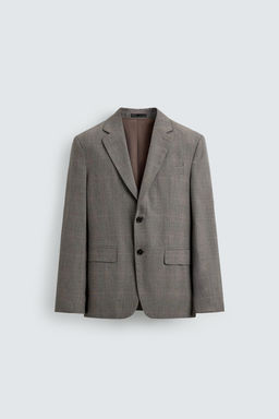 BLAZER TRAJE CUADROS / Marr?n - Zara фото 7