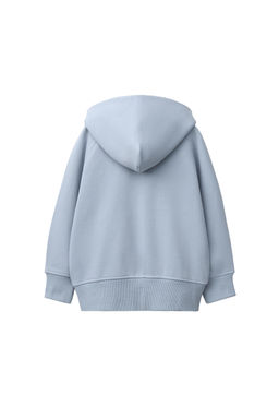 SUDADERA FELPA CAPUCHA / Azul claro - Zara фото 7