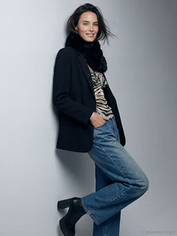 Krep Kad?n Blazer Ceket