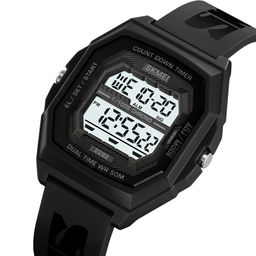 Часы наручные Skmei мужские электронные спортивные 2282black-white
