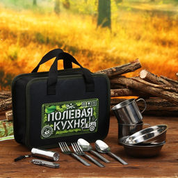 Набор для пикника Полевая кухня, 10 предметов