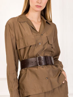 Ремень поясной ELEGANZZA Z-PL13 d.brown 100  фото 2