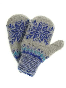 Варежки детские "Снежинка" 3 цвета 0608-11