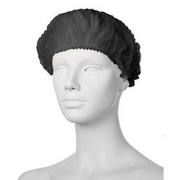 Kristaller Шапочка-клип спанбонд, чёрный, 50 шт  фото 3