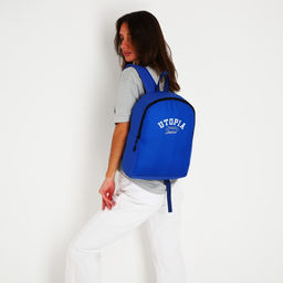 Рюкзак текстильный Utopia, 38х14х27 см, цвет синий - Nazamok фото 15