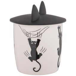 КРУЖКА С СИЛИКОНОВОЙ КРЫШКОЙ КОТОМАНИЯ 380МЛ - Lefard фото 3