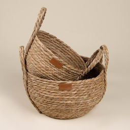 Корзины для хранения SL Home, плетёные, ручной работы, 2 шт: 222120 см, 272422 см - Sima-land home фото 3