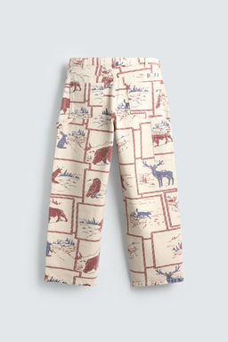 COMIC PRINT TROUSERS - Zara фото 8