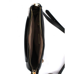 Сумка женская искусственная кожа DJ-СМ 7336-BLACK, 1отд, плечевой ремень, черный SALE 263893 - Adelia фото 3