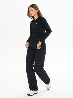 Женские мембранные сноубордические / горнолыжные брюки Azimuth Снежное Созвездие 124/9415_10 Черный  фото 8