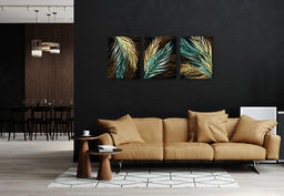 ФРЕЯ PNB/PMPT-226 Набор для раскрашивания по номерам ( с поталью ) 40 х 30 см Пальмовые ветви. Часть 3