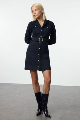 TRENDYOLMILLA Haki Baglama Detayl? Dokuma Elbise TWOAW20EL1156 фото 22