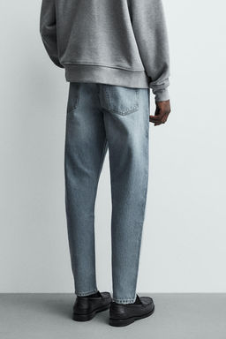 JEANS SLIM TAPERED FIT / Azul medio - Zara фото 16