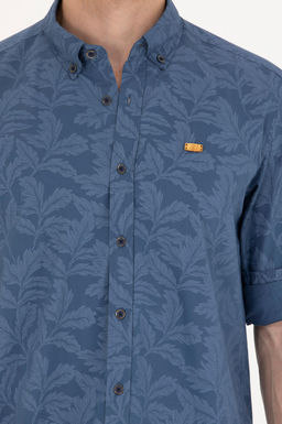 U. S. Polo Assn Мужская темно-синяя рубашка с длинным рукавом - U.s. polo assn фото 7