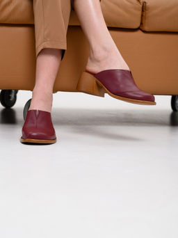 Сабо 5132.23663br.Гнилая вишня+коричневый