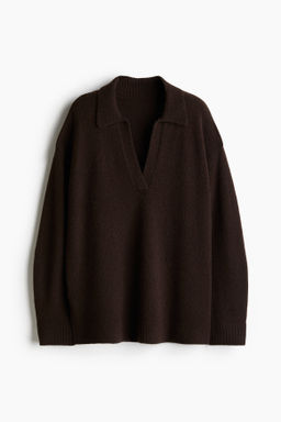 Jersey de punto fino con cuello