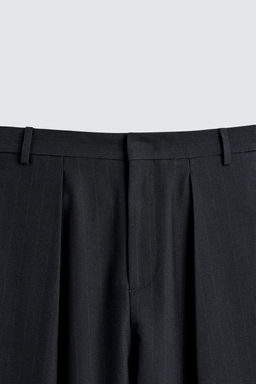RELAXED FIT PLEATED TROUSERS - Zara фото 10