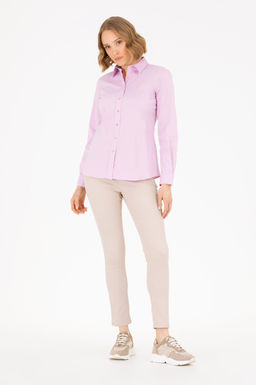 U. S. Polo Assn Женская базовая рубашка с длинным рукавом Magnolia - U.s. polo assn фото 3