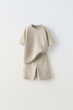INTERLOCK T-SHIRT VE BERMUDA SORT TAKIM