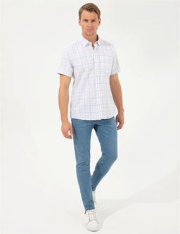 Haki Regular Fit K_sa Kollu G_mlek - Pierre cardin фото 4