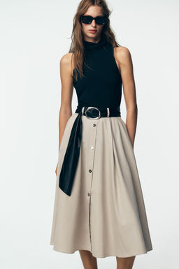 BELTED COMBINATION DRESS - Zara фото 12