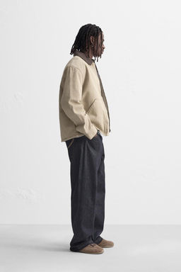 CONTRAST COLLAR JACKET - Zara фото 4