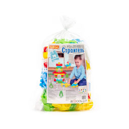 Конструктор Строитель (76 элементов) (в пакете) - Полесье фото 6