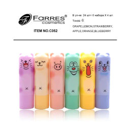 FARRES /C-052/ Помада гигиеническая "Ушки" 5052. (сп-24шт)