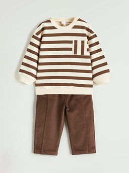 G???s Cepli Erkek Bebek Sweatshirt ve E?ofman Alt?