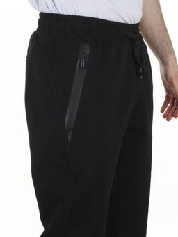 AAL-710 BLACK Костюм спортивный мужской (85% хлопок, 15% полиэстер)