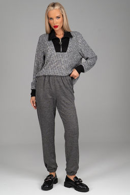 Брюки Джинни (графитово-серый меланж)