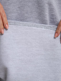 М457 Туника Даша (серый меланж)