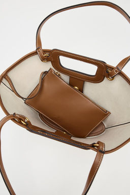 CANVAS TOPSTITCHED TOTE BAG - Zara фото 6