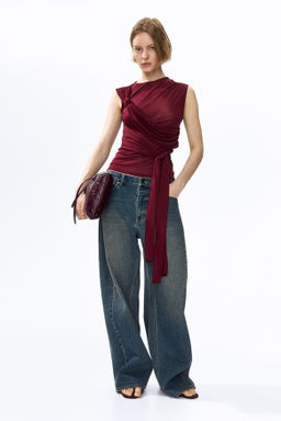 Top con paneles drapeados - H&m фото 6