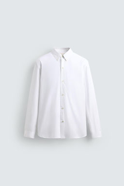 REGULAR FIT POPLIN SHIRT - Zara фото 6