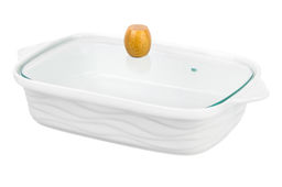 Блюдо для запекания Elan Gallery Айсберг волны 30×18×13 см 1.1 л с крышкой  фото 22