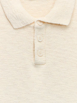 Джемпер из хлопка с воротником поло / Zarina