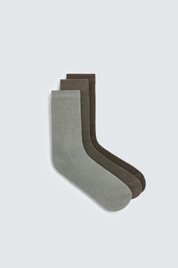 3-PACK OF RIBBED SOCKS - Zara фото 2