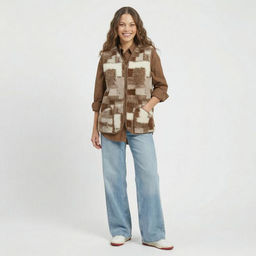 Жилет арт.1221-01/мол. КЛАССИКА Печворк - Altro фото 3